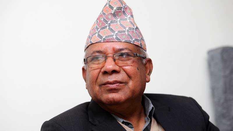 राष्ट्रपति एमालेलाई दिँदा देश बर्बाद हुन्छ : अध्यक्ष माधवकुमार नेपाल