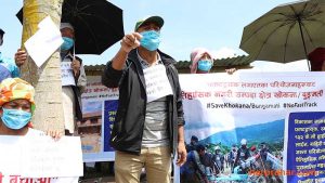खोकनाका स्थानीयले मागे रक्षा मन्त्री र ललितपुर सिडिओको राजिनामा (भिडियोसहित)
