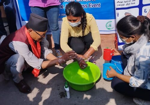 विश्व पानी दिवसको उपलक्ष्यमा हात धुने सचेतना कार्यक्रम सम्पन्न