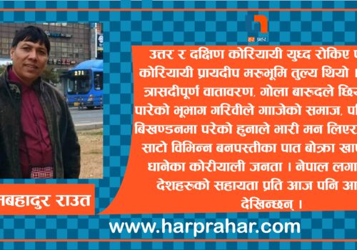 कोरियायी राजधानी सउलको यात्रा तथा सिकाइ …